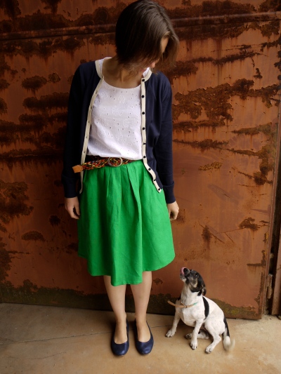 Grainline Studio Scout tee and Simplicity skirt